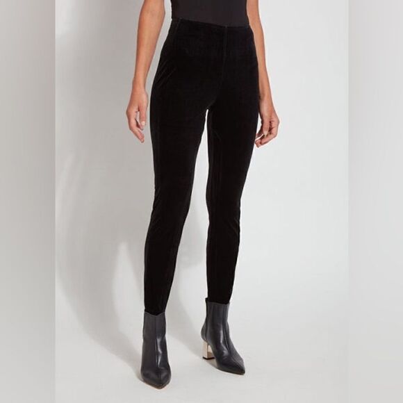 Commando High Waisted Black Velvet Pants Women Size Medium - Picture 1 of 10